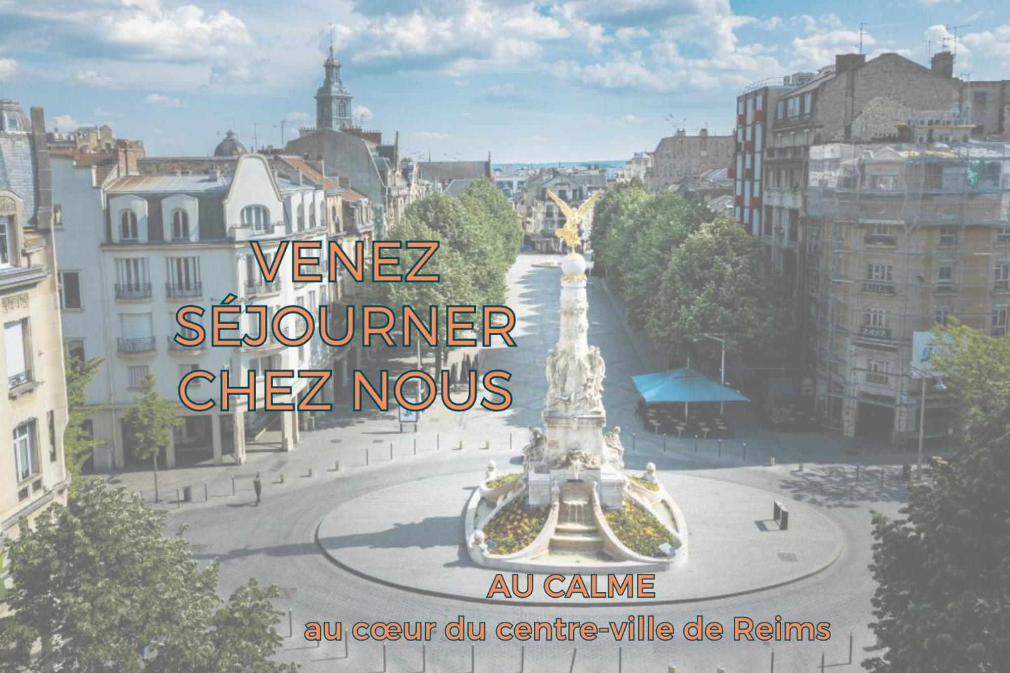 Refuge Urbain - Ideal Pro, Familles & Amis - Le Calme En Hypercentre - Wifi Haut Debit - Netflix - Machine A Laver - Gare, Cathedrale, Commerces, Restaurants & Transports En Commun A Moins De 10 Minutes A Pied Reims Bagian luar foto