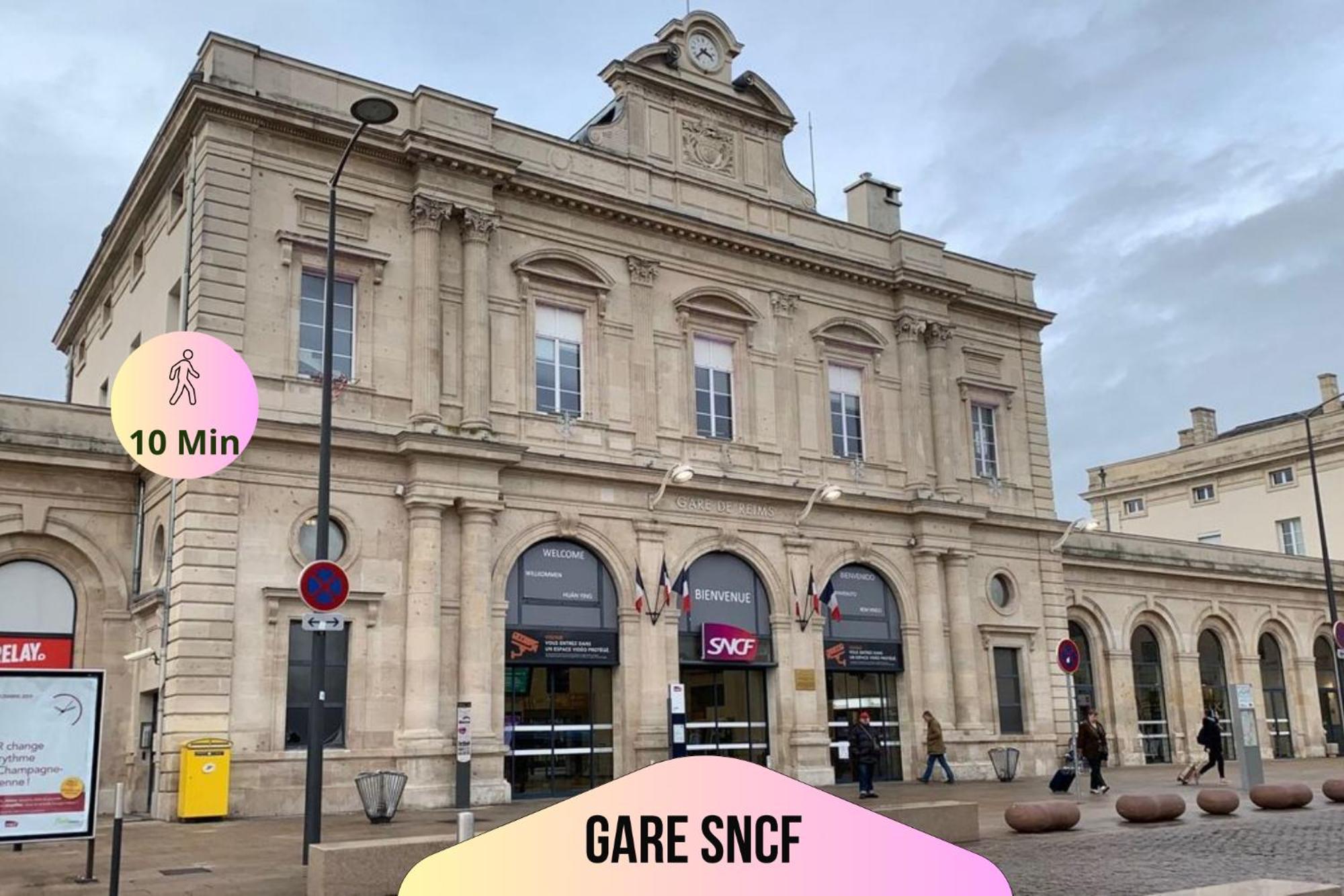 Refuge Urbain - Ideal Pro, Familles & Amis - Le Calme En Hypercentre - Wifi Haut Debit - Netflix - Machine A Laver - Gare, Cathedrale, Commerces, Restaurants & Transports En Commun A Moins De 10 Minutes A Pied Reims Bagian luar foto